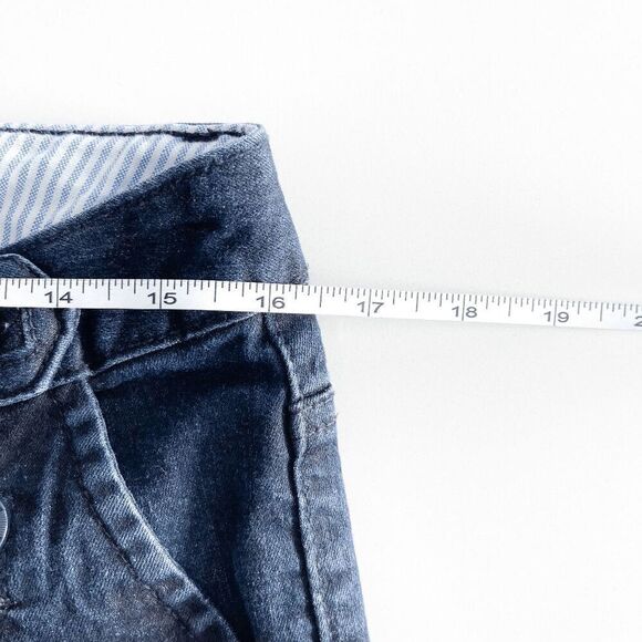 Tommy Hilfiger Women's Sailor Button Accent Four Pockets Denim Trouser Blue Sz 8 - Picture 4 of 7